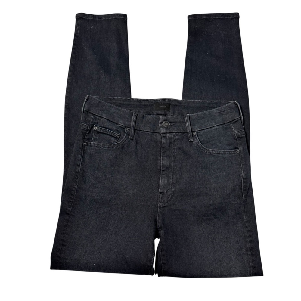 MOTHER The Looker High Waisted Blackbird Jeans Size 28 - Picture 3 of 12